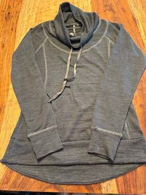 KÜHL Léa Cowl Neck Pullover Sweater Heather Gray XS